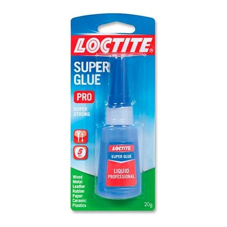 Loctite Super Glue, Professional Series, Clear, .71 oz 1405419